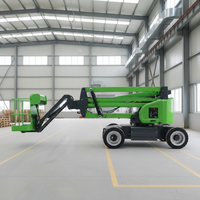 Nacelle articulée automotrice CE à bras courbé pour terrains accidentés, capacité 230kg/350kg, hauteur max. 20m pour l'entretien