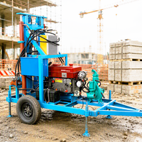 Foreuse agricole diesel 35 CV certifiée CE avec roues remorquables, système rotatif hydraulique et garantie d'un an
