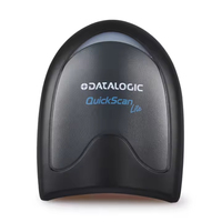 Lecteur de codes-barres 2D linéaire filaire USB Datalogic QuickScan Lite QW2120 noir pour supermarchés et commerces de détail