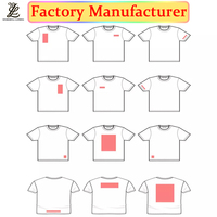 Kaos Oblong 100% Katun Acid Wash Berat, Polos, Kosong, Sablon DTG Custom untuk Olahraga, Kaos Pria Grosir