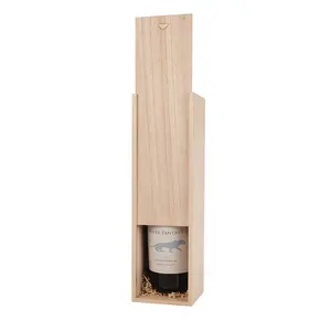 Nouvelles idées de produits 2023 Tendances Boîte-cadeau de vin en bois faite à la main