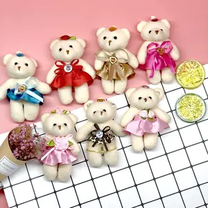 Saint Valentin Couette Diamant Ours Crème Glacée Fleur Dessin Animé Bouquet Mousse Dur Brodé Technique Super Doux Peluche - Product Image 2