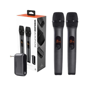 ระบบไมโครโฟนไร้สายสองตัวสำหรับ <span class=keywords><strong>JBL</strong></span> พร้อมตัวรับสัญญาณแบบสองช่องสัญญาณ - Product Image 1
