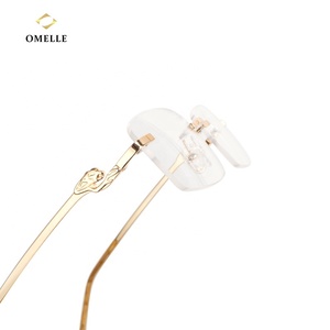 Montature per Occhiali Senza Bordi Semplici in Bulk - Design Unisex con Aste in Metallo e Costruzione Senza Telaio con Lenti Dimostrative - Product Image 3