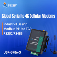 Módem Inalámbrico Externo USR-G786-G de Frecuencia Global Industrial M2M Serial RS485 4G LTE GSM