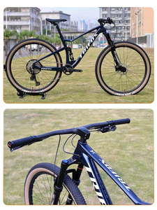 Bicicleta de Montaña de Fibra de Carbono con SHI | Cambio de Marchas de Precisión MANO M6100 con <span class=keywords><strong>Manillar</strong></span> Integrado para Ciclismo Profesional - Product Image 4