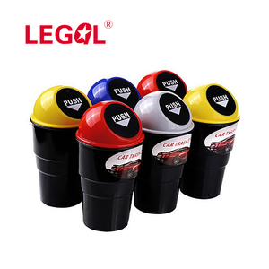 Mini desktop trash can bin office trash can for car rubbish bin with lid