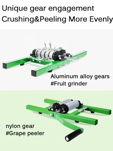 Presse <span class=keywords><strong>et</strong></span> <span class=keywords><strong>broyeur</strong></span> manuel pour fruits (<span class=keywords><strong>pommes</strong></span>, raisins, baies) - Machine <span class=keywords><strong>à</strong></span> jus - Product Image 4