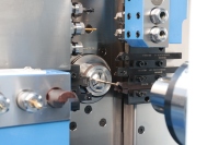 Kepala Geser Akurat Dual Spindle untuk Mesin Bubut CNC Turn-milling RC265 Flat Bed Swiss Otomatis untuk Pemotongan Logam