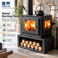 Poêle à bois haute efficacité pour chauffage intérieur, foyer multi-combustibles en fonte pour bois et charbon, four de chauffage domestique hivernal