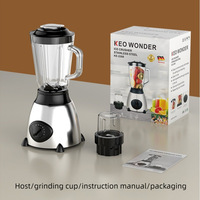 Professionele 2-in-1 RVS Blender en Mixer 10-20L RVS Kan Dubbele Messen Multi-snelheid Smoothie Maker Huishoudelijk
