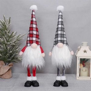 Whimsical Illuminated Standing <b>Gnome</b> Duo <b>Large</b> LED Christmas Decorations for Family & Kids - Product Image 2