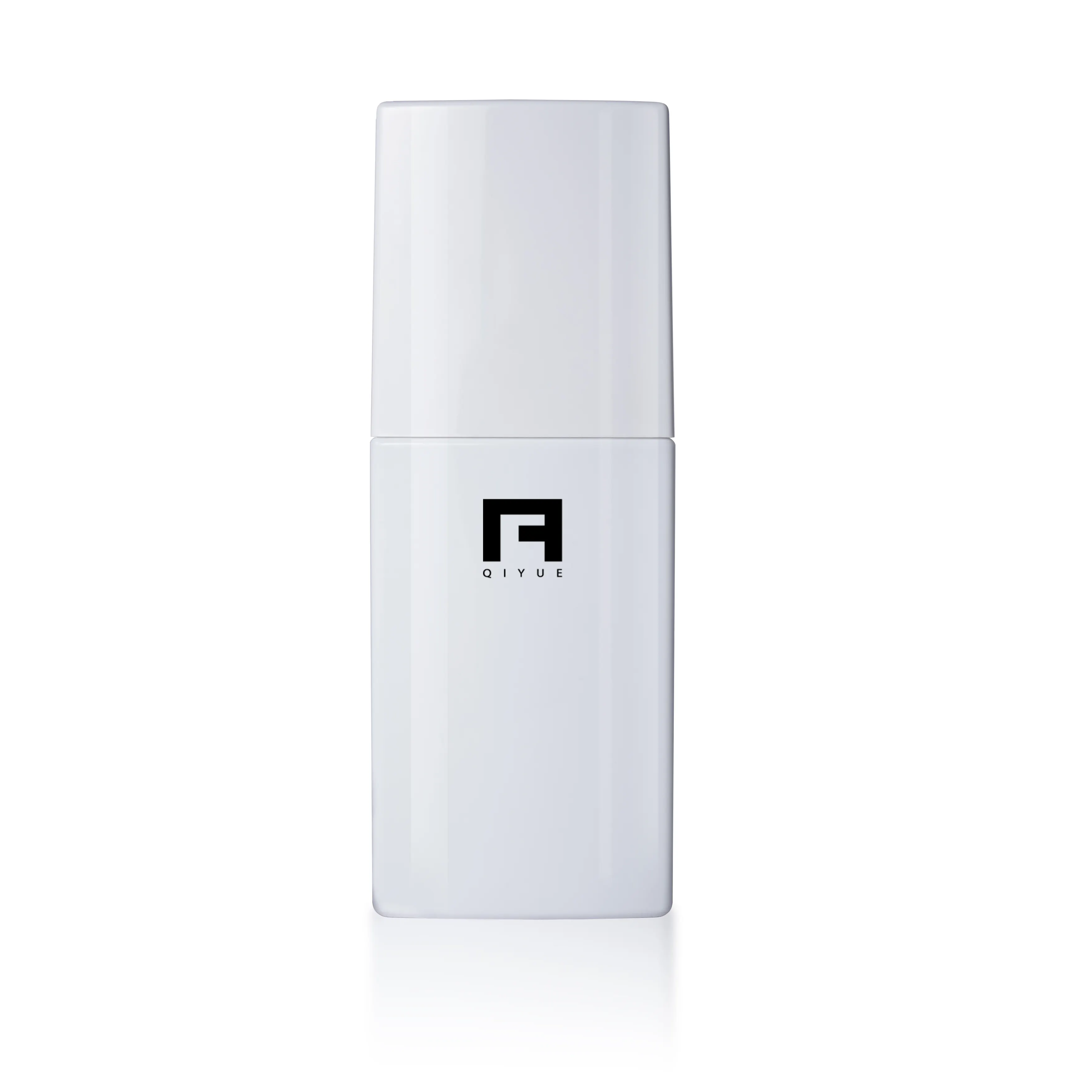 Embalagem quadrada para cosméticos frasco spray de 100 ml fosco para animais de estimação frascos ecológicos brancos foscos de luxo