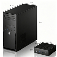 Mini PC, Computadora Pequeña para Juegos, AMD Ryzen R7-8845HS/8945HS, Radeon 780M, RAM DDR5, NVMe, WiFi 6E, OCuLink, para Oficina en Casa