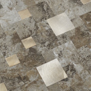Brown Peel-and-stick-<b>tile</b> Stone Look square Waterproof Peel and Stick Kitchen <b>Backsplash</b> Mosaic - Product Image 4
