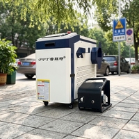 Machine de soudage au laser à fibre continue portative à refroidissement par eau PHT-3000W de haute qualité, haute puissance pour le métal et l'acier