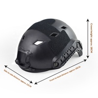 Casque tactique FAST BJ à trous en forme de diamant, casque de protection pour la conduite en extérieur, accessoires de protection sur le terrain