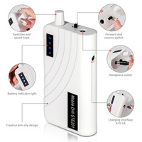 Perceuse à ongles sans fil professionnelle portable multi-couleurs à moteur rotatif sans balais 35000 tr/min, très vendue
