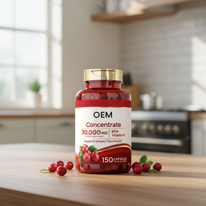 สารสกัดสมุนไพร แครนเบอร์รี่ป่าและวิตามินซี (เกรดอาหาร) ในขวด สำหรับสุขภาพช่องคลอดและระบบทางเดินปัสสาวะของผู้หญิง - Product Image 3