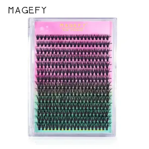 MAGEFY-Pestañas de cola de pez esponjosas, extensiones de pestañas individuales