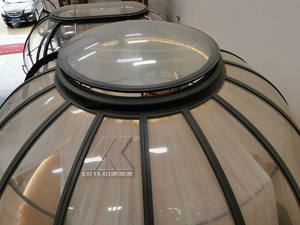 Tente de camping géodésique avec cadre en aluminium, auvent transparent en forme d'étoile, maison dôme, tente transparente - Product Image 6