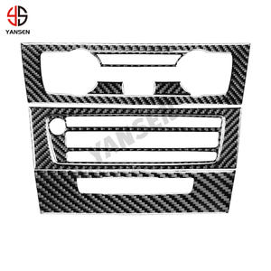 Autocollant de couverture de cadre d'aération de <span class=keywords><strong>console</strong></span> <span class=keywords><strong>centrale</strong></span> de style de voiture en fibre de carbone pour <span class=keywords><strong>BMW</strong></span> E87 Série <span class=keywords><strong>1</strong></span> E87 E82 E88 2008-2013 - Product Image 4