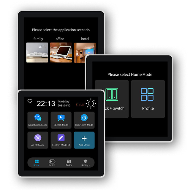 4 Inch Smart Home Control Tuya Scene Central Panel Touch Screen Switch Automation