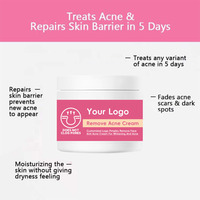Crème Anti-Boutons et Anti-Acné pour le Visage, Cible les Imperfections, Réduit les Rougeurs, Apaise et Purifie