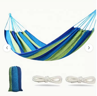 Hamac de camping portable au design moderne, en toile, pliable, pour l'extérieur et la plage, en promotion à prix réduit
