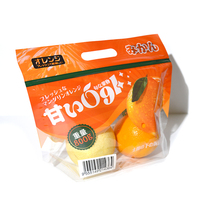 Aangepaste Ontluchtingsgat Handvat Verse Groenten En Fruit Plastic Zak Verpakking Platte Zak Zakje