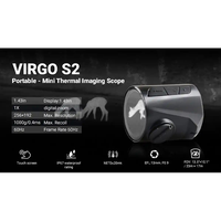 Caméra thermique portable Virgo S2 Mini, résolution 2x 256x192, caméra thermique pour casque, vision nocturne