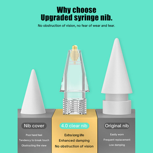 Pointes de crayon transparentes blanches M2 pour stylet capacitif Pencil1/<span class=keywords><strong>Pencil2</strong></span>, pointe de remplacement (plastique, utilisation sur tablette mobile) - Product Image 5