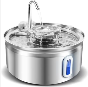 Bebedero Automático de Acero Inoxidable de Alta Calidad <span class=keywords><strong>para</strong></span> Gatos y Hámsteres, 3.2L de Gran Capacidad, Súper Silencioso y Ecológico - Product Image 3