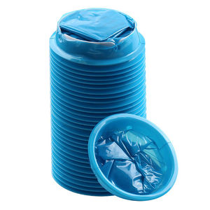 Aangepaste Blauwe Wegwerp Medische Braaksel Braaksel Zakken Bewegingslucht Misselijkheid Barf Zakken Met Logo - Product Image 3