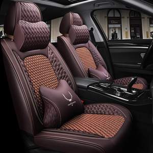 Fundas de asiento de coche de piel sintética con diamantes de cristal, conjunto completo de fundas personalizadas para coche, para Kia <span class=keywords><strong>Rio</strong></span>, Universal, de lujo - Product Image 4