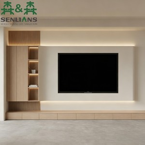 Mobile <span class=keywords><strong>TV</strong></span> in Legno Stile Moderno Minimalista SLS con Vano Portaoggetti Rimovibile per Arredamento <span class=keywords><strong>Soggiorno</strong></span> e Montaggio a Parete - Product Image 1