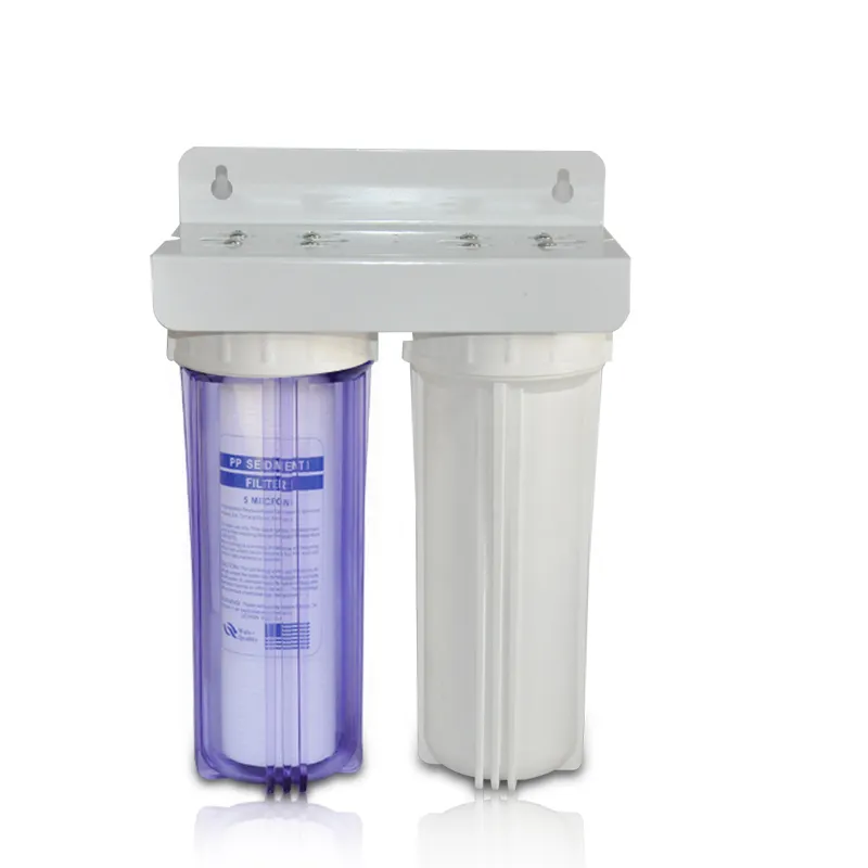 Wasserfilter für den Heimgebrauch Hochwertiges 2-Stufen-Wasseraufbereiter Anpassbares Wasserfilter system