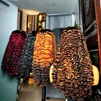Perruque frontale sans colle en dentelle HD 13x6, cheveux humains vierges vietnamiens bruts, bouclés birmanes, 40 pouces, ondulés, cuticules alignées