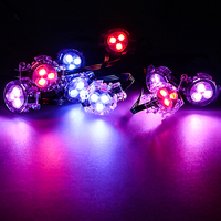 Lumières LED à pixels d'usine, éclairage ponctuel, 30 mm, 12 V, RVB, lumières de Noël d'extérieur
