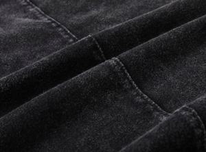 Camiseta de manga corta desgastada lavada Hip Hop High Street OEM - Product Image 3