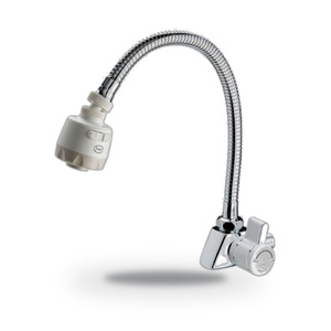 Grifo de cocina monomando cromado con cuello flexible para fregadero - Product Image 2