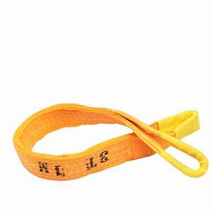 CE認定6tポリエステルフラットウェビングスリングデュアルアイズ付きコンテナローディング & アンロード用 - Product Image 3