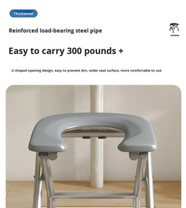 Chaise de toilette pliante en acier inoxydable Simplywalk 100 kg pour personnes handicapées, conforme à la norme UKCA - Product Image 3