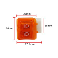 Accessoires de modification pour motos et véhicules électriques, compatibles avec DIO50, combinaison de cinq interrupteurs : klaxon, direction, allumage