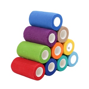 Bande de <span class=keywords><strong>sport</strong></span> auto-adhésive colorée personnalisée en tissu non tissé, bandage cohésif <span class=keywords><strong>élastique</strong></span> auto-adhésif pour le <span class=keywords><strong>sport</strong></span> - Product Image 1