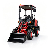 H160 Kompakter Radlader 0,3m³ Schaufel 400kg Nennlast 20,5kW 4WD Automatischer Frontlader