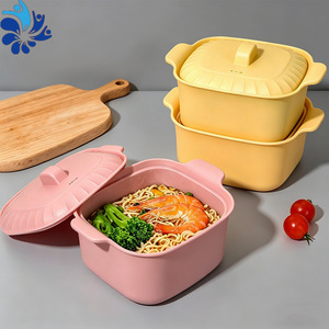 Cuiseur vapeur en silicone de qualité alimentaire avec couvercle, compatible micro-ondes, pour riz et légumes, ustensile de cuisine écologique - Product Image 4