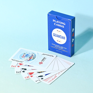Cartes à Jouer Personnalisées Noyau Noir Allemand 62x87mm Coins Arrondis Impression Logo d'Entreprise Utilisation Jeu Guandan - Product Image 2
