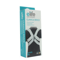 Attelle orthopédique de clavicule de soutien d'épaule réglable élastique E-CL004 E-Life pour correcteur de posture