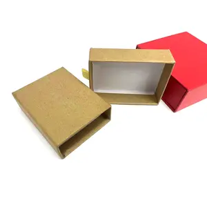 Custom Slide Paper Box Packaging Jewelry Box Sliding Jewellery Boxes For Earring Bracelet